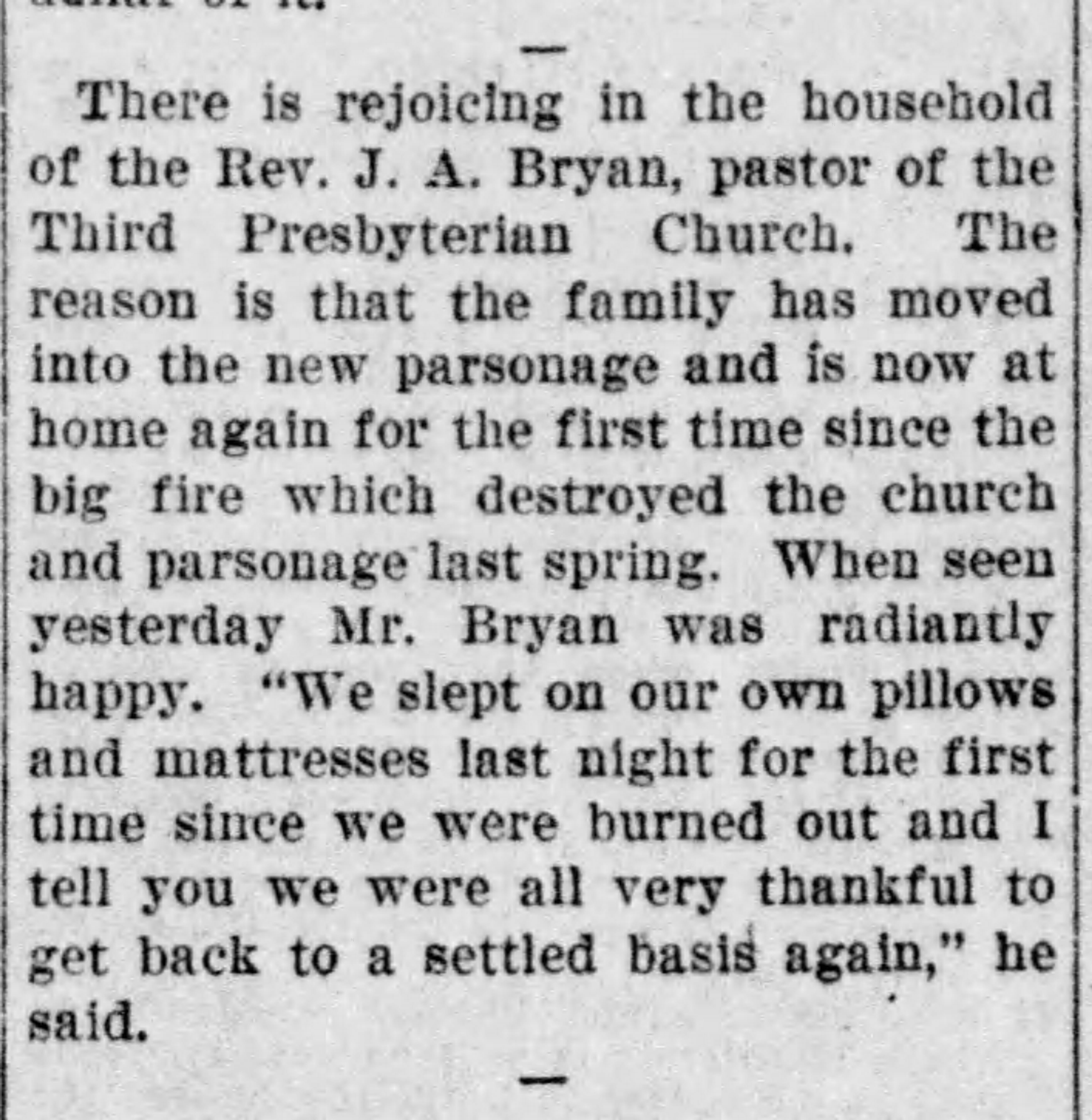 Rejoicing In The Household